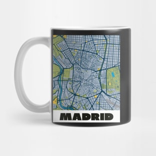 Madrid map Mug